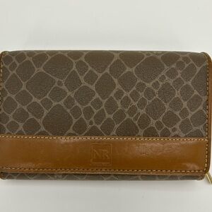 Authentic Nina Ricci Monogram Snap Vintage Wallet
